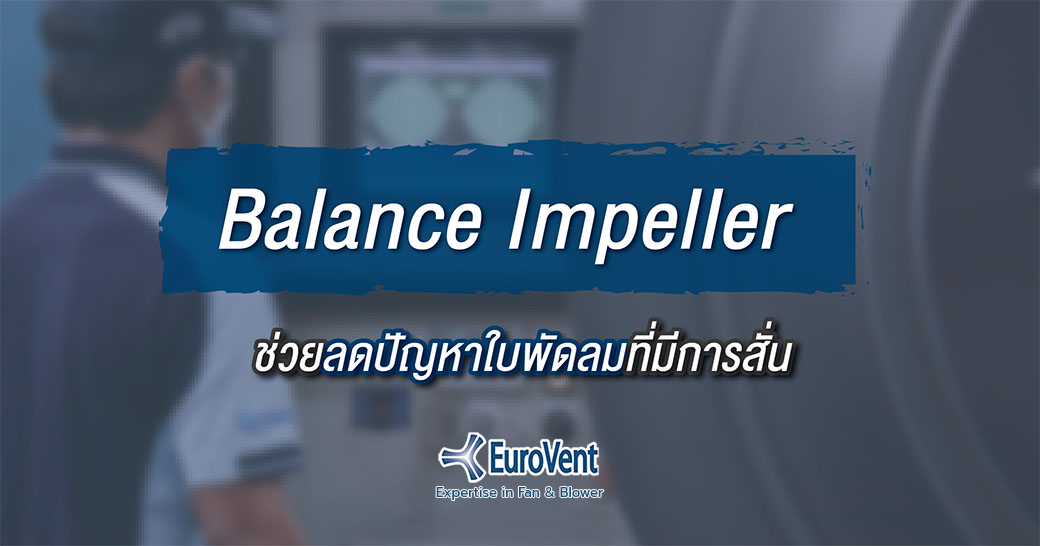 BALANCE IMPELLER ลดปัญหาใบพัดลมที่มีการสั่น        